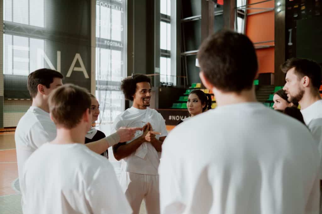 a group of men